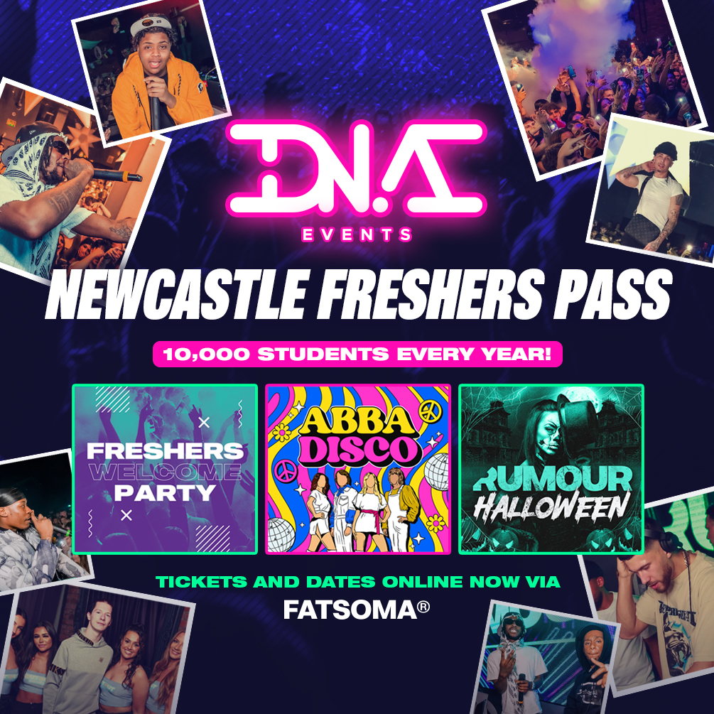 DNA Freshers Pass – Newcastle Freshers