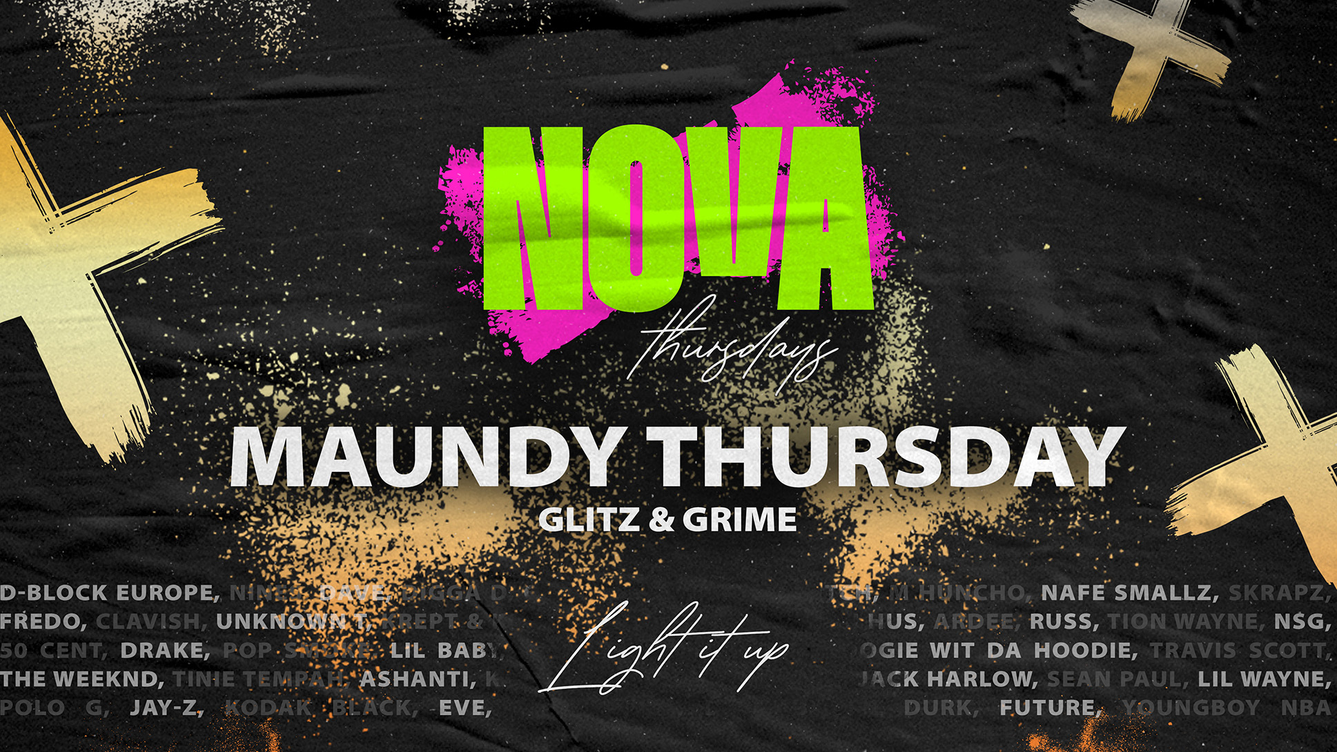 TONIGHT! – NOVA THURSDAY’S – GLITZ & GRIME