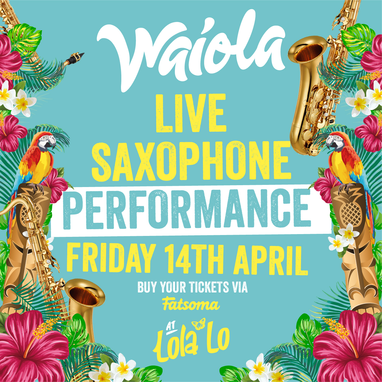 Waiola : Live Saxophone 🎷