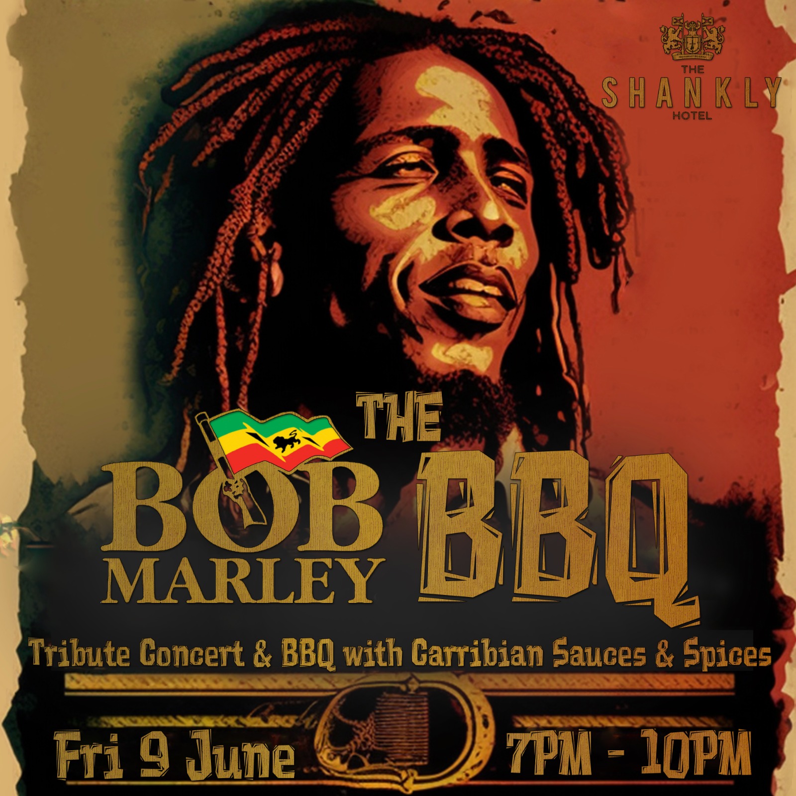 🎸🎤🎼BOB MARLEY TRIBUTE CONCERT AND BBQ: THE SHANKLY ROOFTOP 🎸🎤🎼