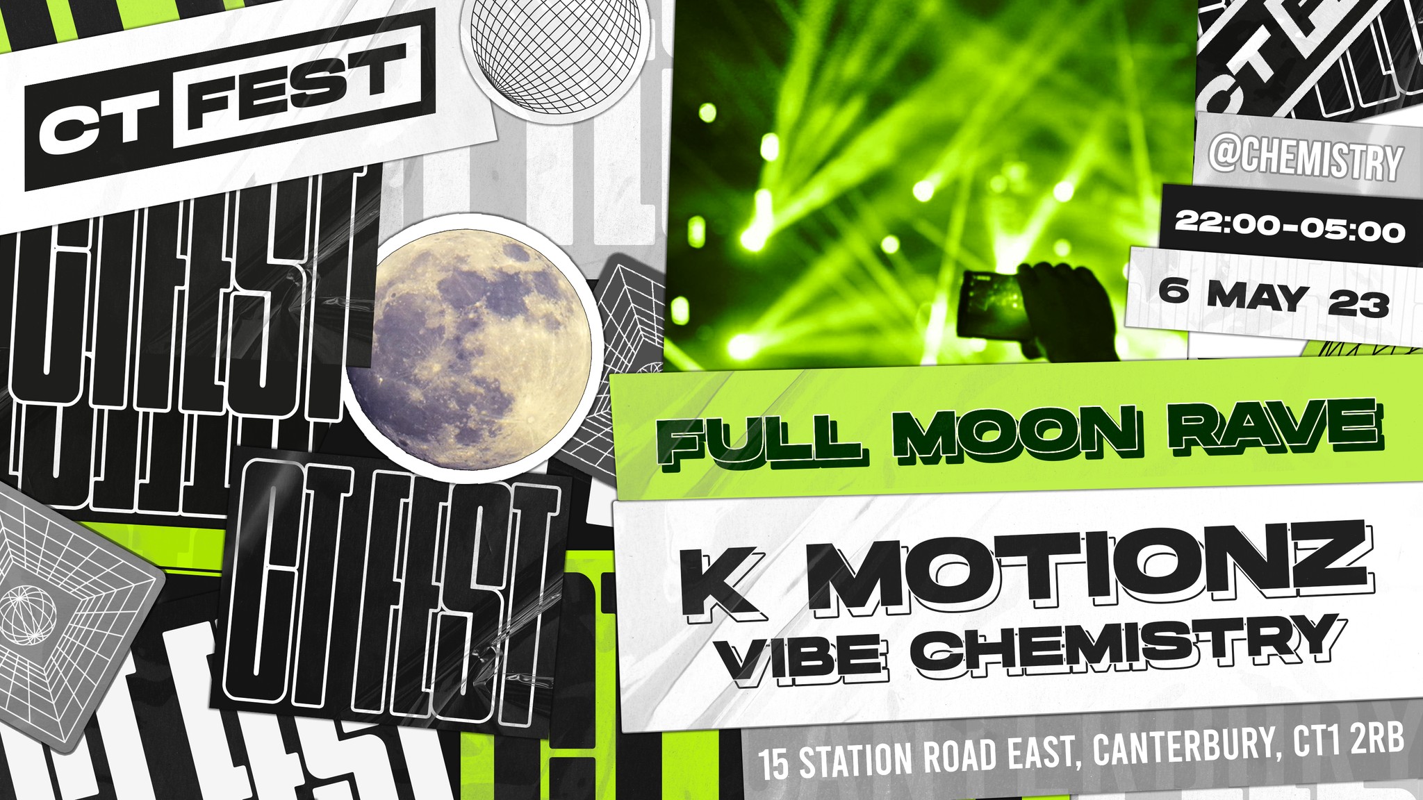 CT FEST∙ Full Moon Rave with K MOTIONZ & VIBE CHEMISTRY *only 25% tickets left*