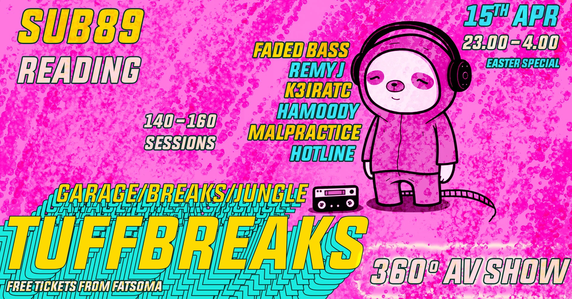 CANCELLED -TUFFBREAKS 360° Audio-Visual Showcase: UKG, Breaks and more