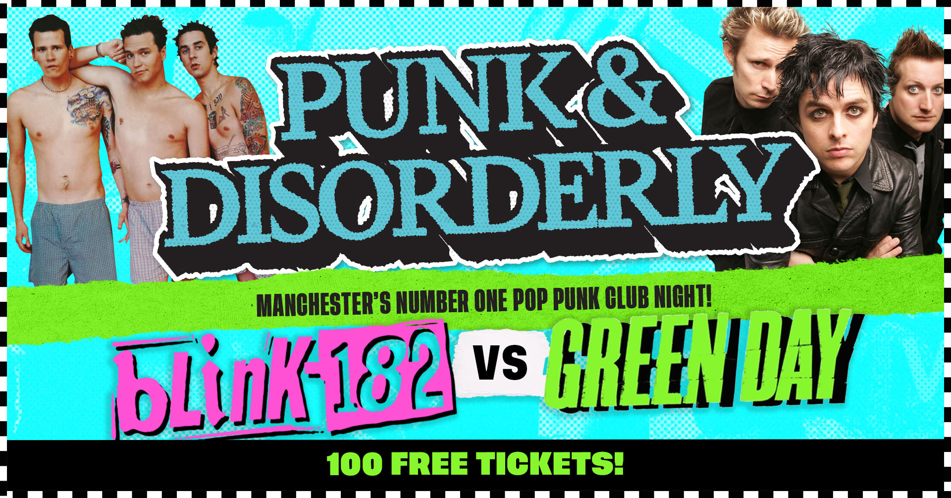 Punk & Disorderly  – Blink 182 vs Green Day!