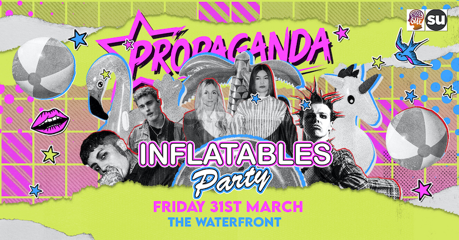 This Friday! Propaganda Norwich – Inflatables Party!