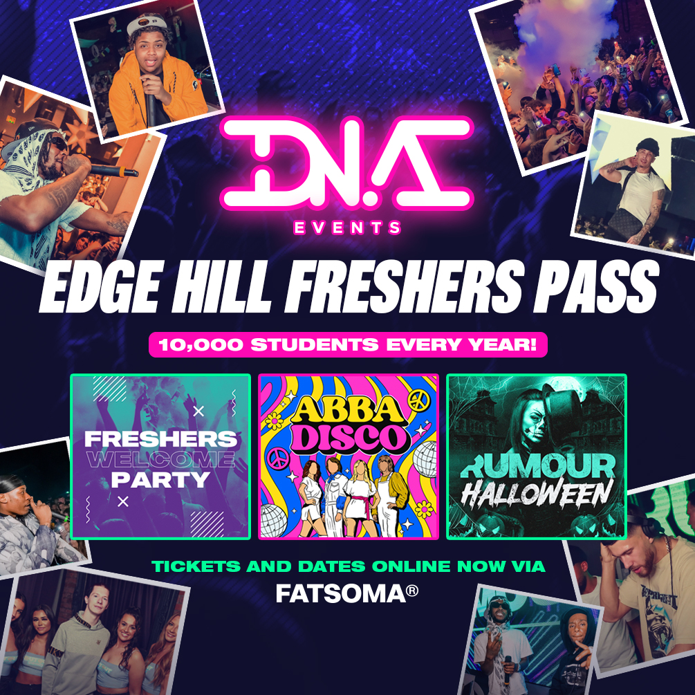 DNA Freshers Pass – Edge Hill Freshers