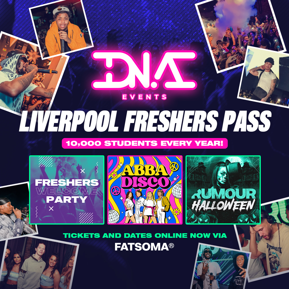 DNA Freshers Pass – Liverpool Freshers