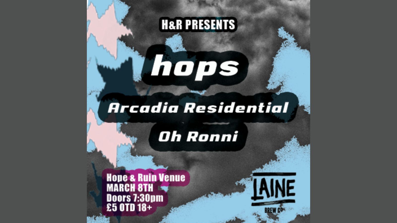 hops + arcadia residential + Oh Ronni