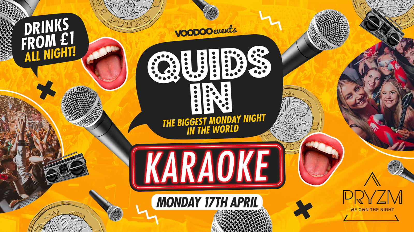 Quids In Karaoke  – 17th April