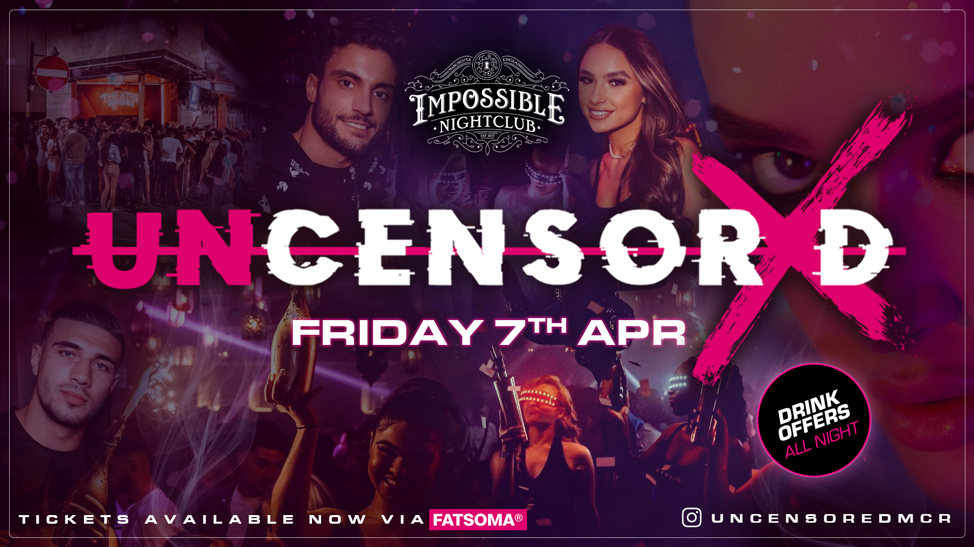 UNCENSORED BANK HOLIDAY 🔞 IMPOSSIBLE NIGHTCLUB Manchester’s Hottest Biggest Friday 😈