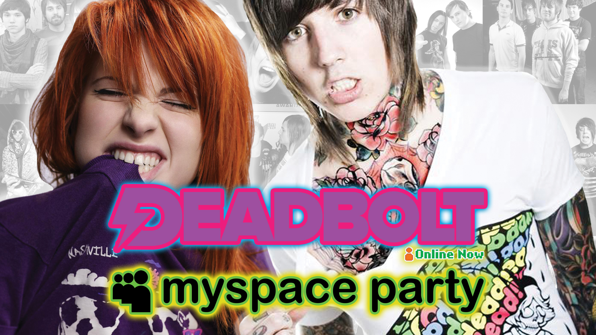 Deadbolt MySpace Party 2023 at The Bread Shed Manchester on