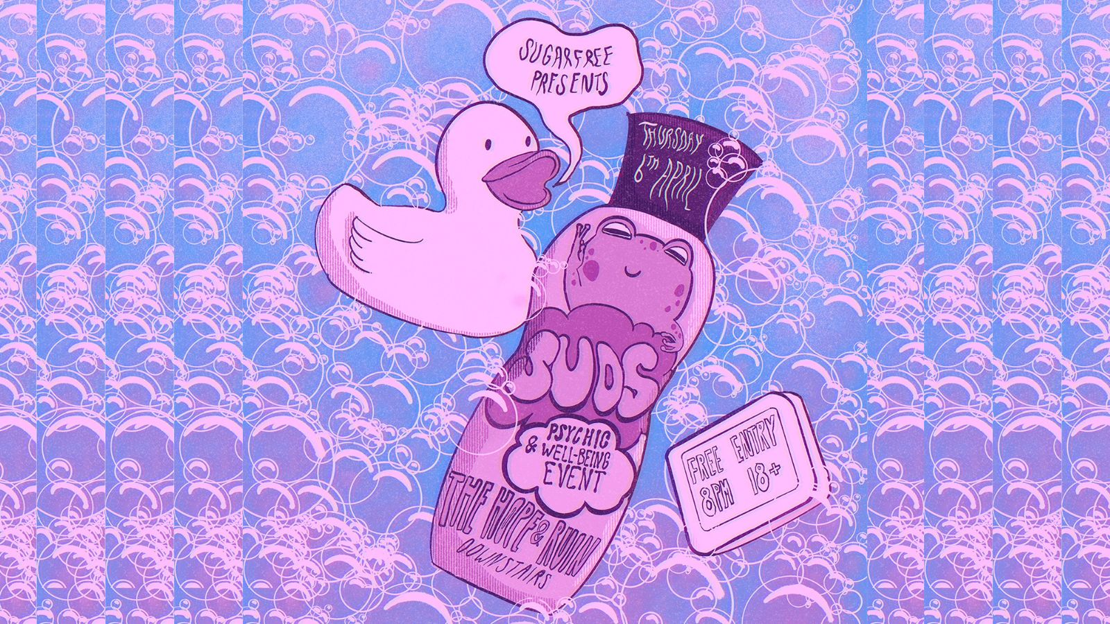 Suds + Psychic Wellbeing Event