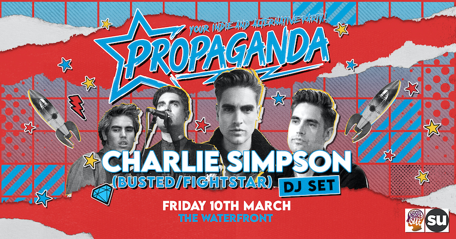 TONIGHT!! Propaganda Norwich – Charlie Simpson DJ Set!