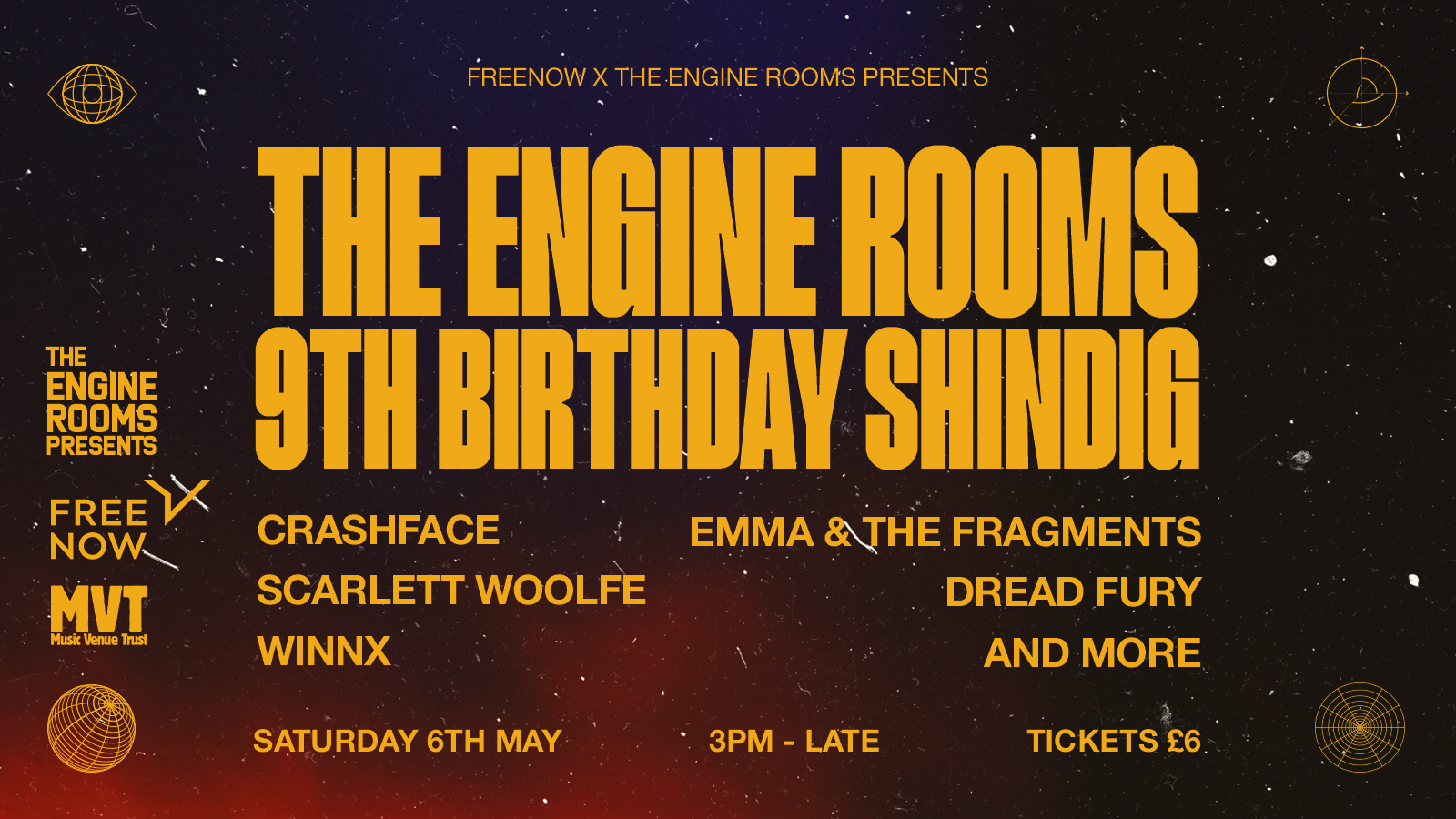 FREENOW x The Engine Rooms Presents Our 9th Birthday Shindig! at The
