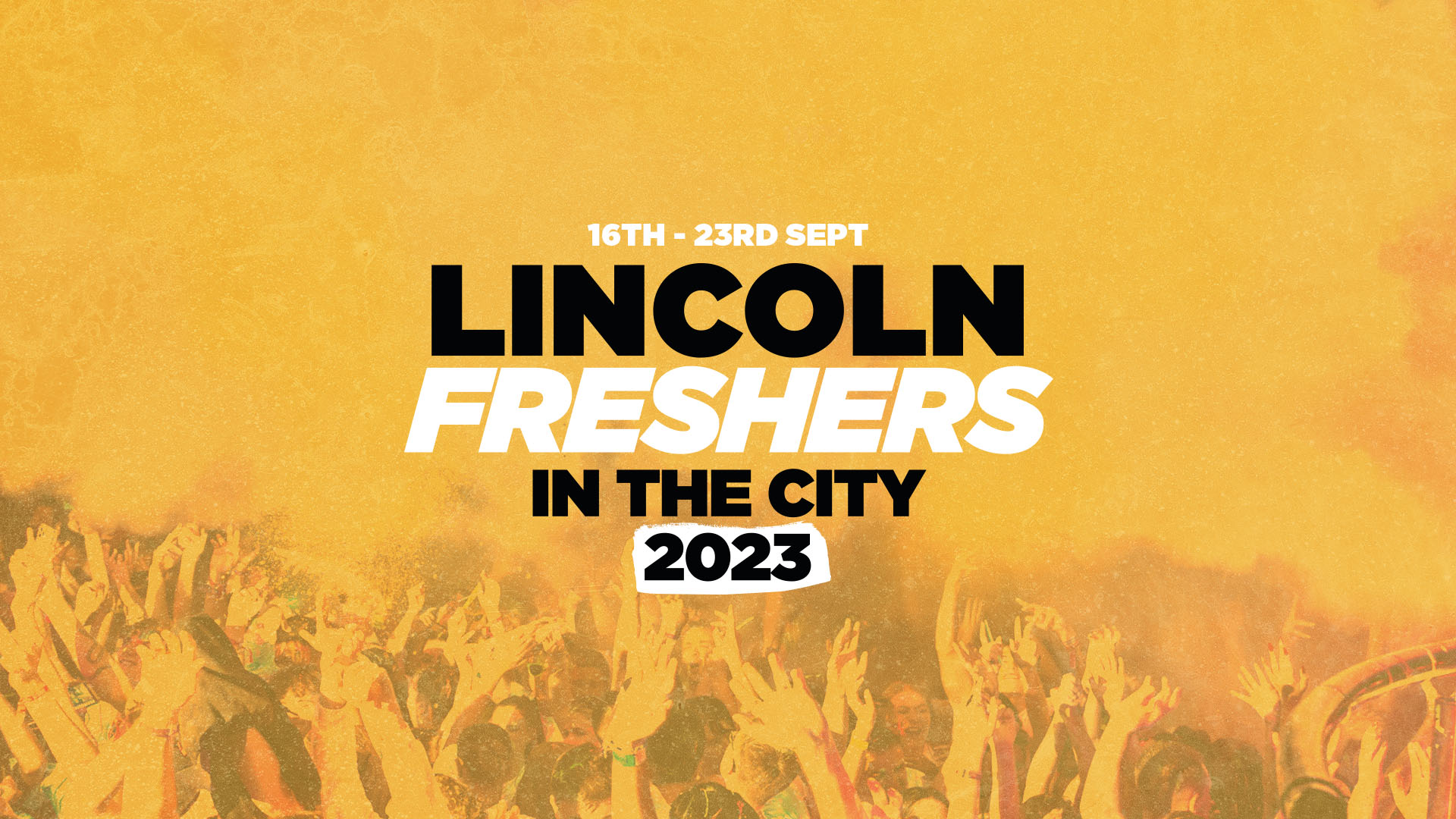 LINCOLN FRESHERS 2023 ‘OFFICIAL IN THE CITY’ WRISTBAND ⚡️