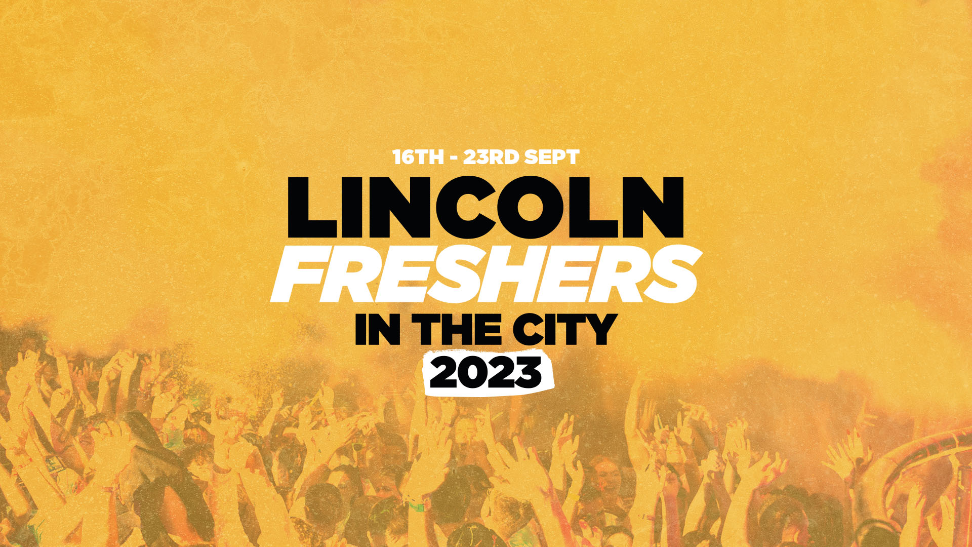 LINCOLN FRESHERS 2023 ‘OFFICIAL IN THE CITY’ WRISTBAND ⚡️