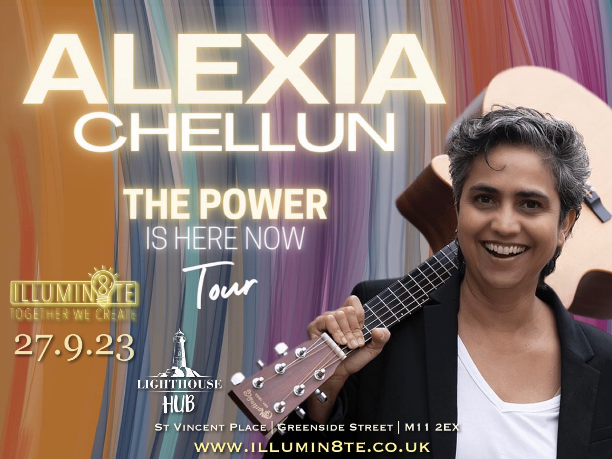 Illumin8te Present ALEXIA CHELLUN Concert (Wednesday 27th September) @ The Lighthouse Hub