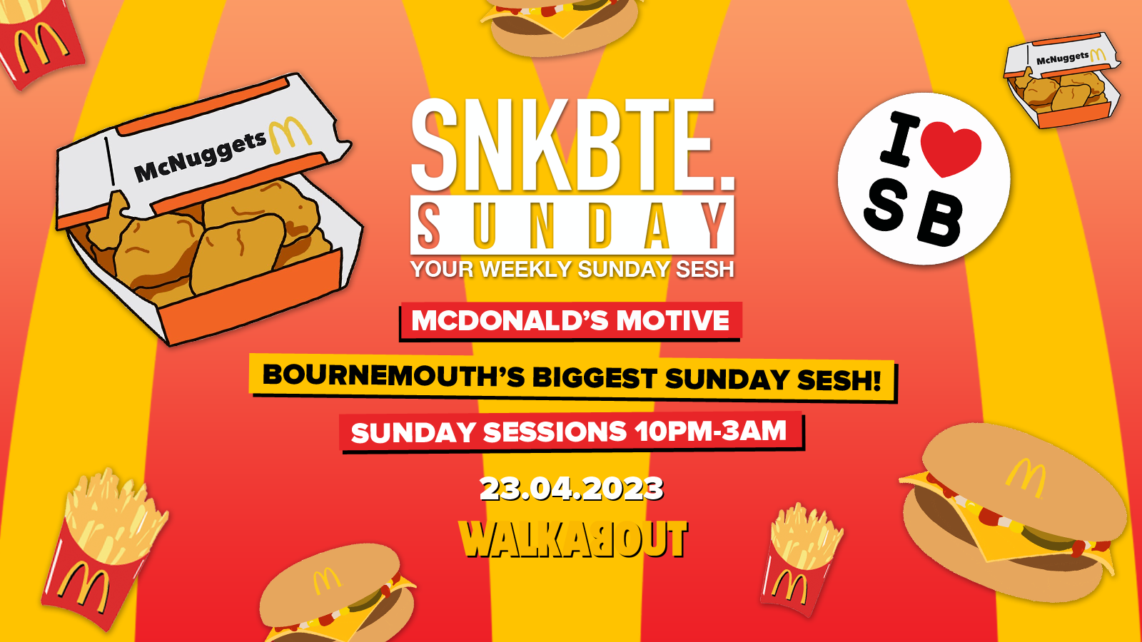 Snakebite Sundays @Walkabout // McDonald’s Motive!