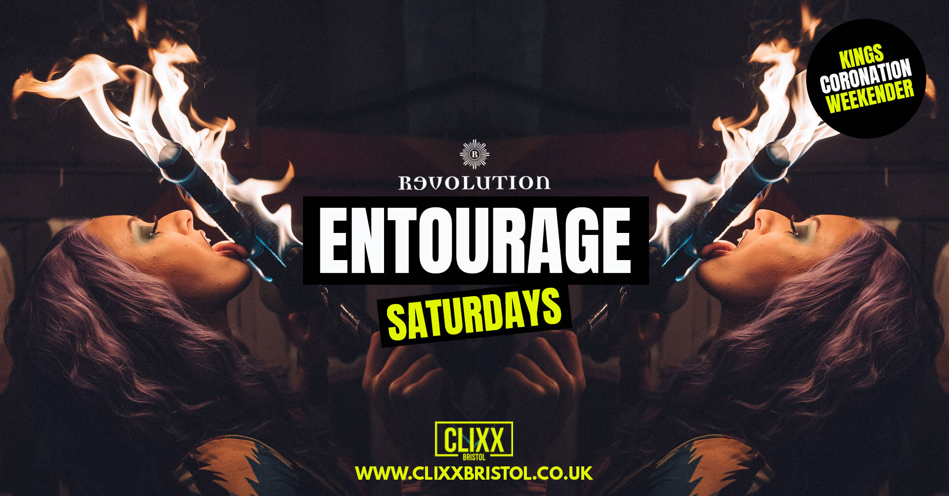 Entourage Saturdays – Kings Coronation Weekender