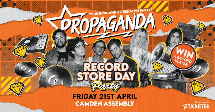 Propaganda London – Record Store Day – Win A Record Player!