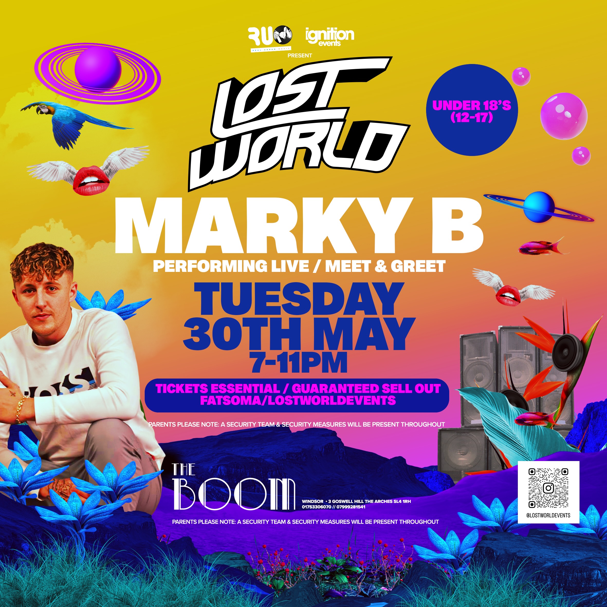 LOST WORLD PRESENTS *** MARKY B PERFORMING LIVE at The Boom, Windsor on ...