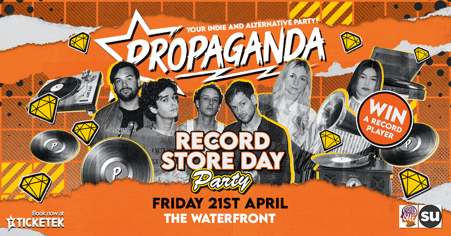 TONIGHT! – Propaganda Norwich – Record Store Day – Win A Record Player!