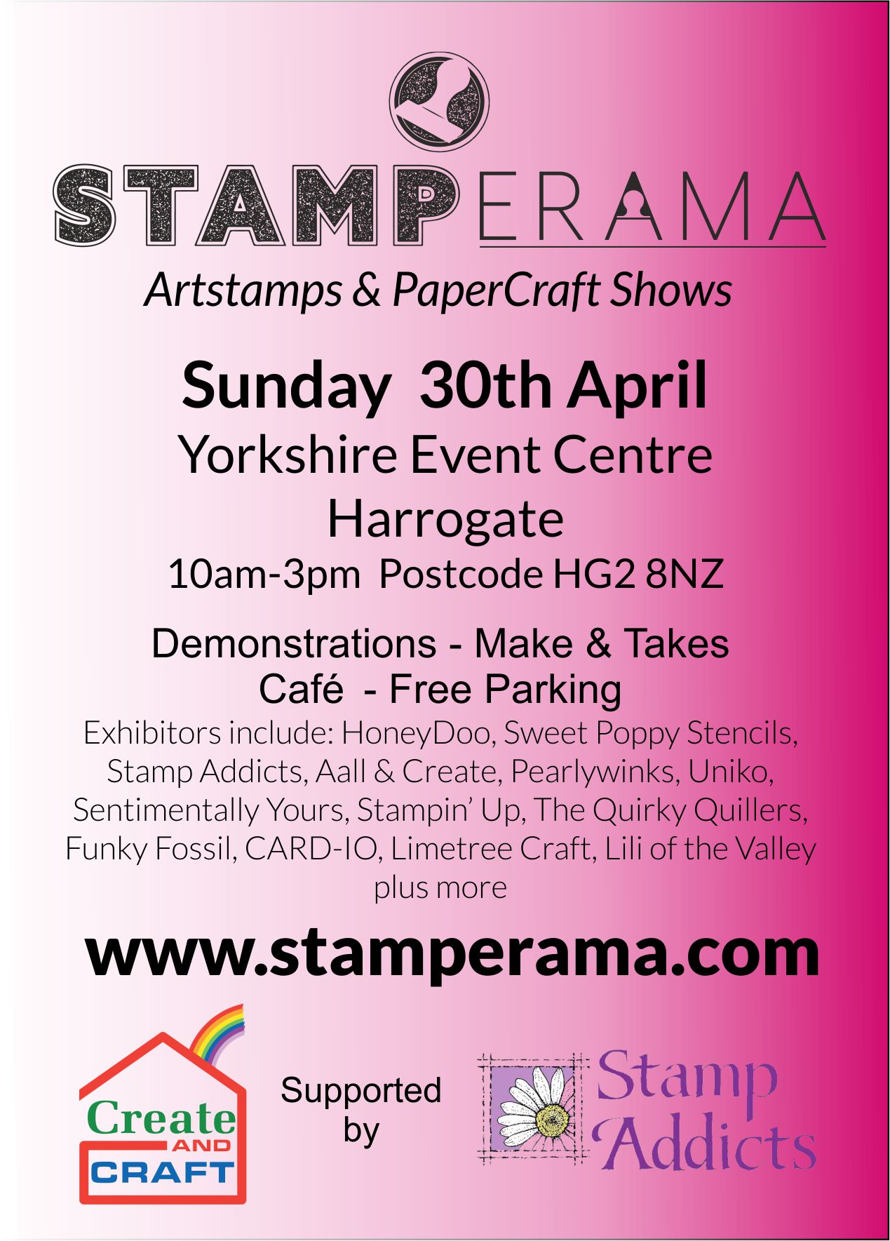 Stamperama Harrogate 30 April 2023 at Yorkshire Event Centre, Harrogate