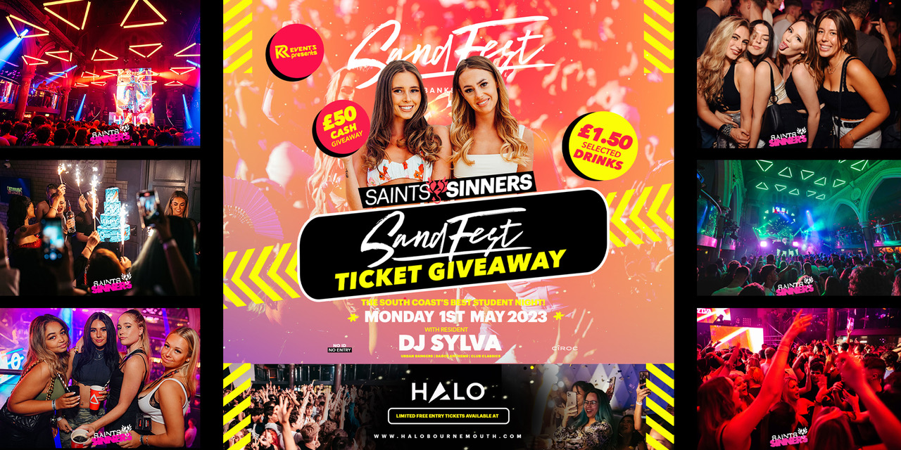 Saints & Sinners Sandfest Ticket Giveaway! 🔊😈 at Halo