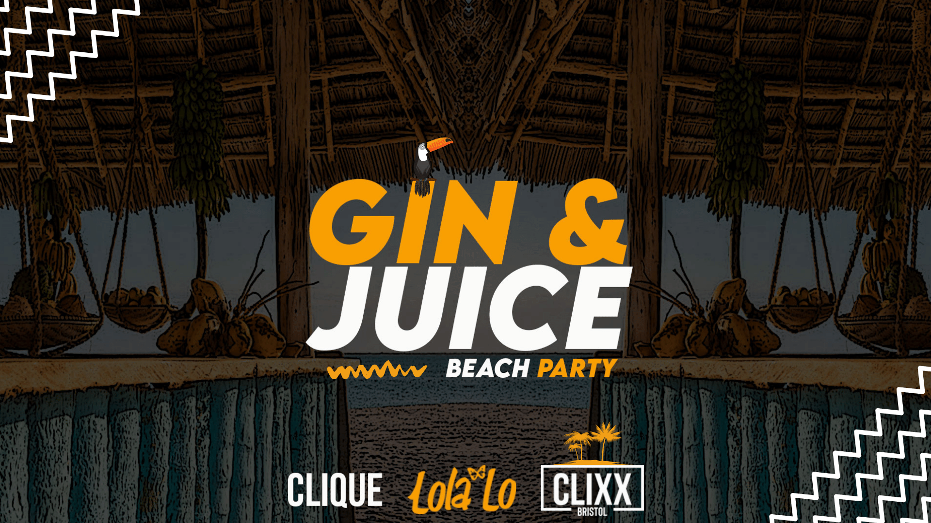 CLIQUE | Gin & Juice Beach Party // WELCOME TO THE MO F**KING BEACH