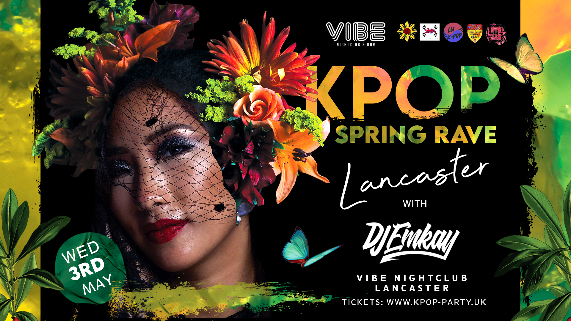 K-Pop Spring Rave Lancaster – with DJ EMKAY | Wednesday 3rd May