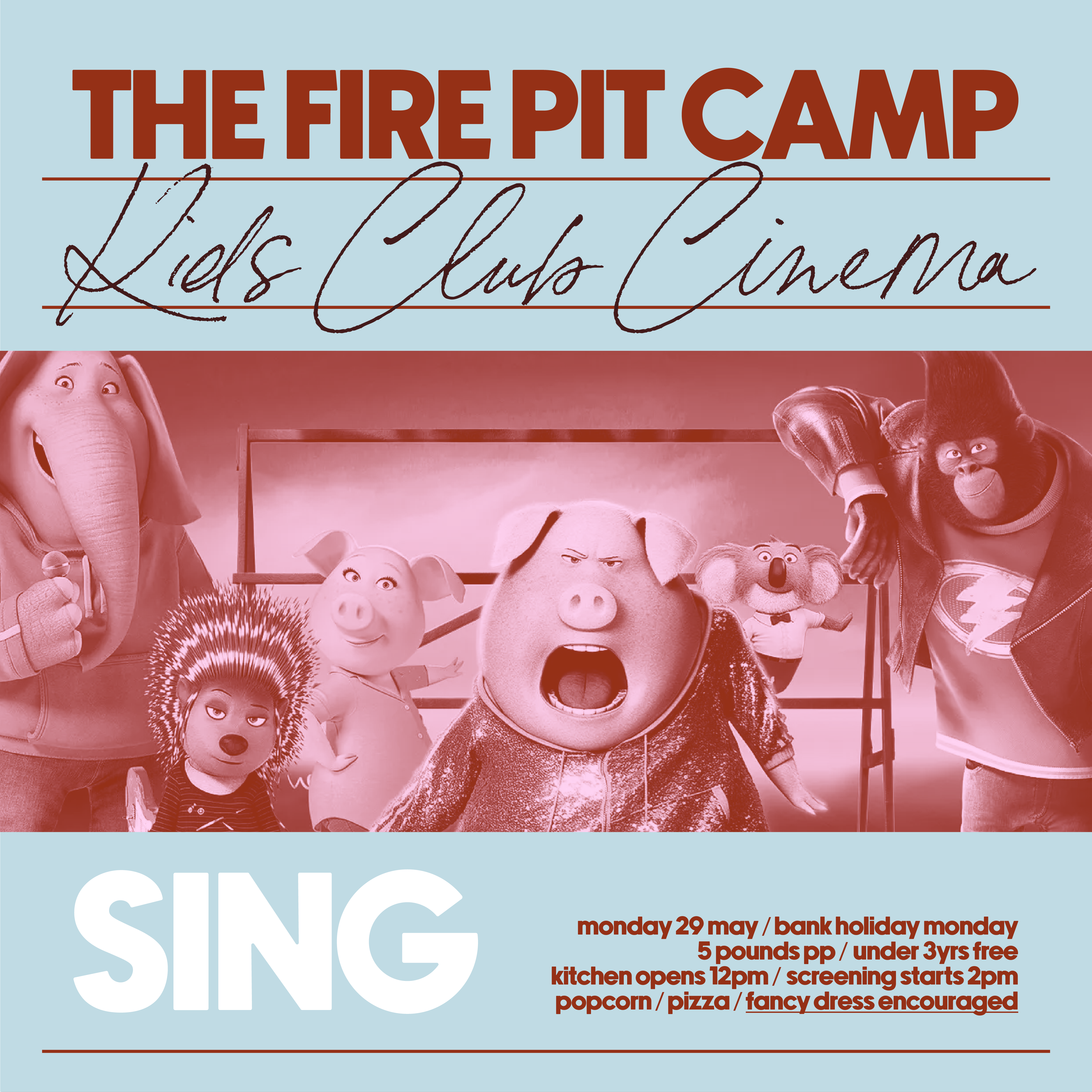 Fire Pit Cinema Kids Club at The Fire Pit Camp, Wendling on 29th May