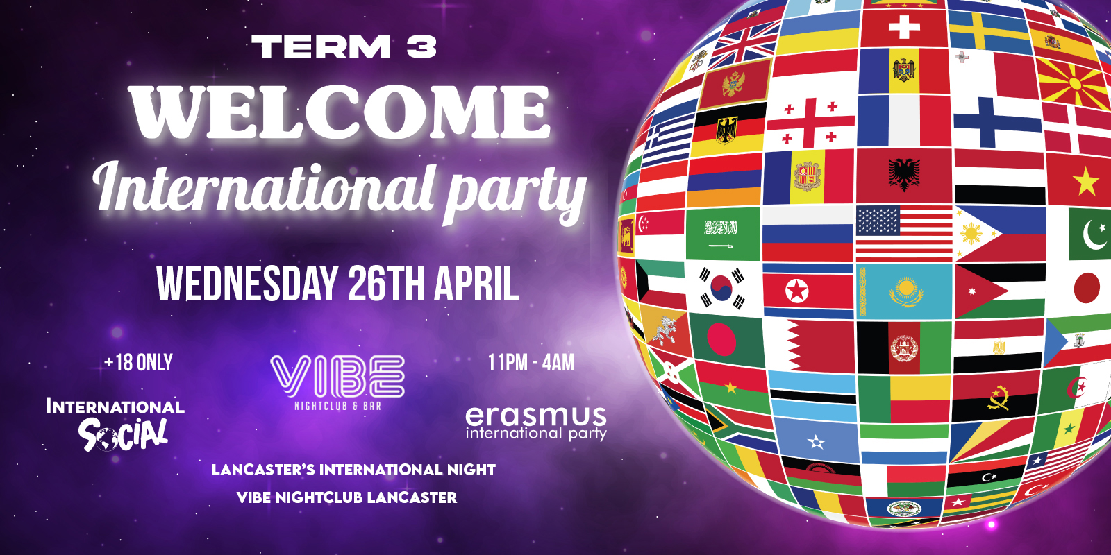 Term 3 – Lancaster International Night – Wednesday 26th April