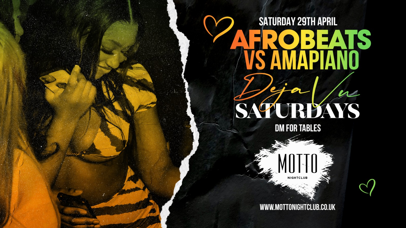 DEJA VU : AFROBEATS VS AMAPIANO NIGHT