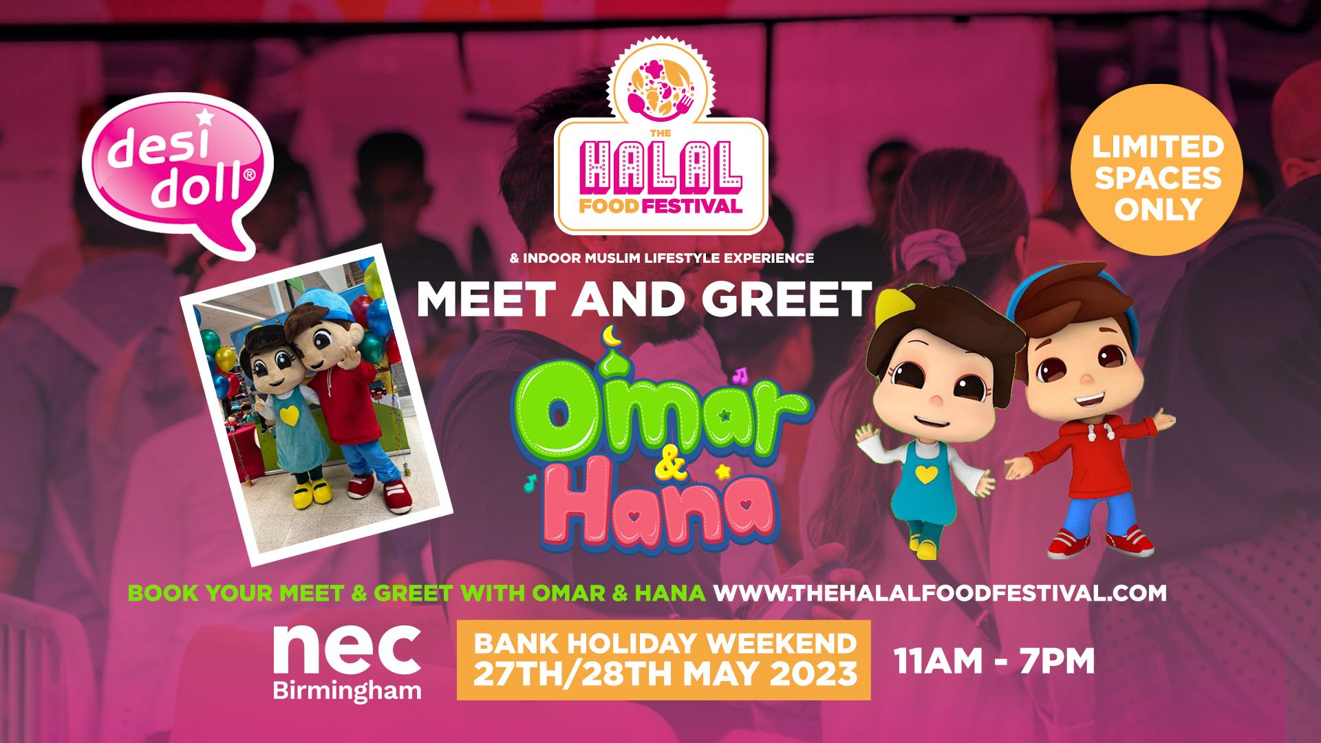 Book Your Free ‘OMAR & HANA’ Meet & Greet!
