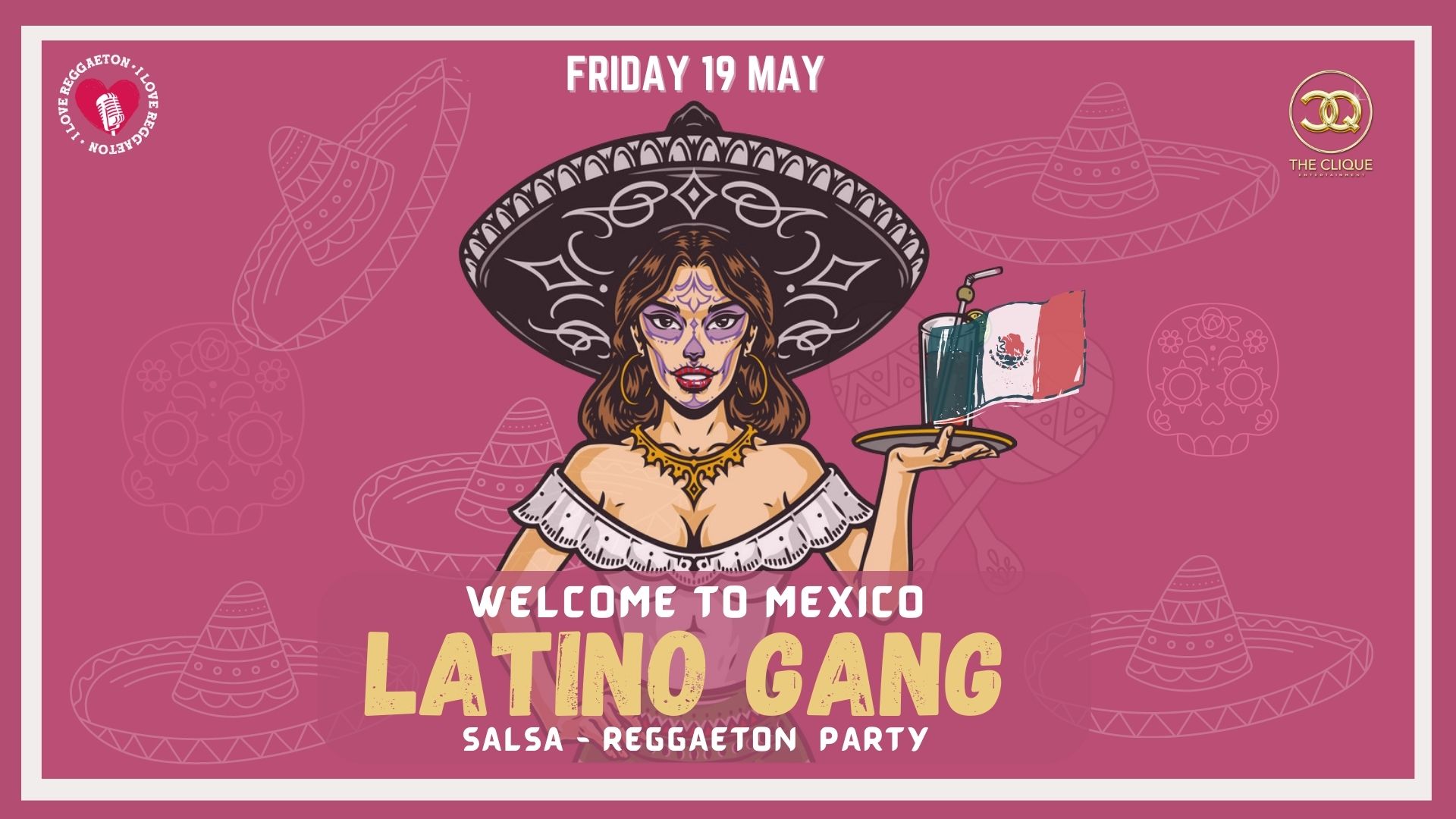 LATINO GANG to mexico salsa Reggaeton party at Canvas , Manchester on 19th May