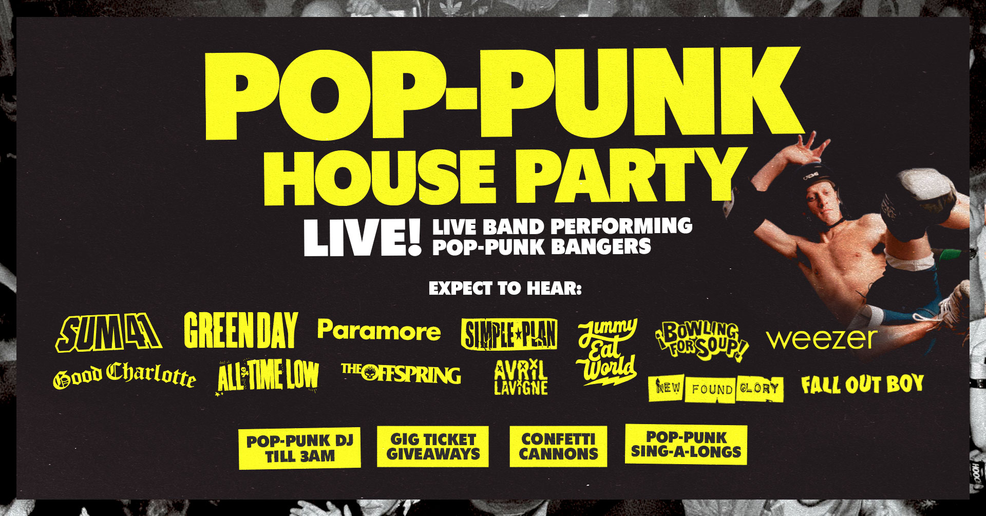 POP PUNK HOUSE PARTY – BLINK 182 TICKET GIVEAWAY!