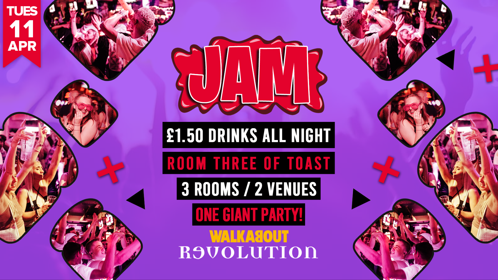 Jam • Room 3 Of Toast • Walkabout & Revolution