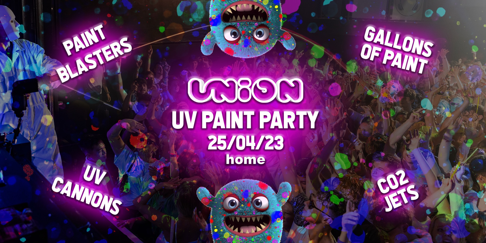 UNION TUESDAY’S AT HOME | THE UV PAINT PARTY!