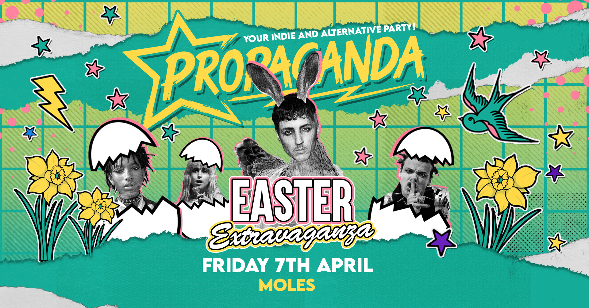 TONIGHT! Propaganda Bath – Easter Eggstravaganza!