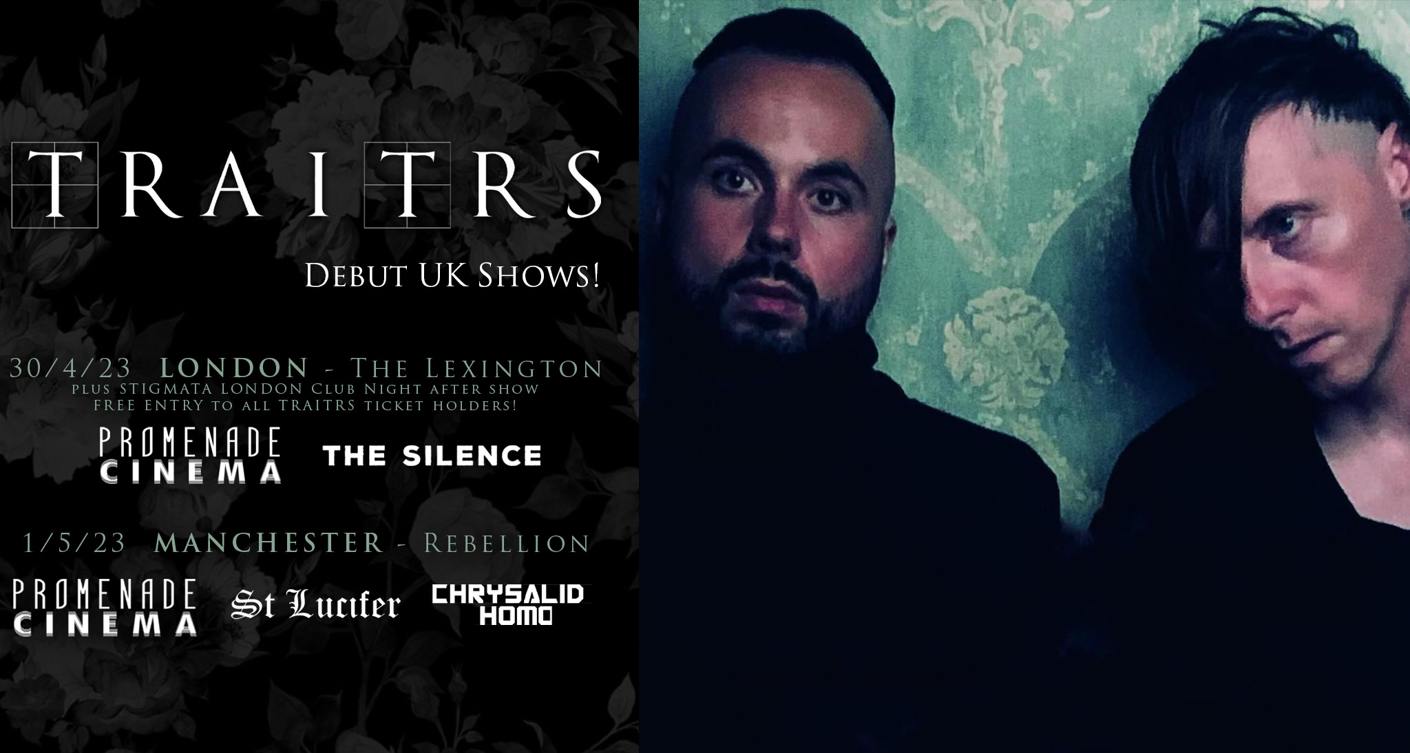 TRAITRS – Debut UK Shows- London