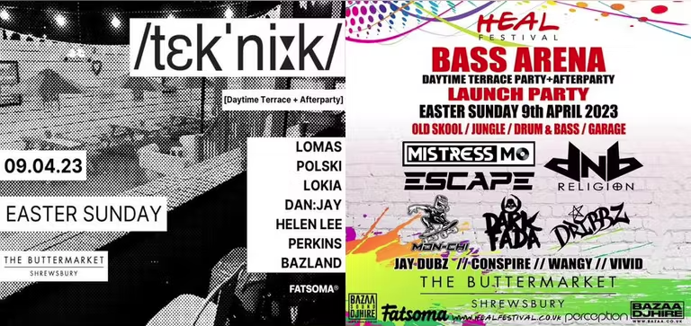 tek’ni:k/ x Heal Festival Bass Arena – ALL DAY PARTY! Easter Sunday