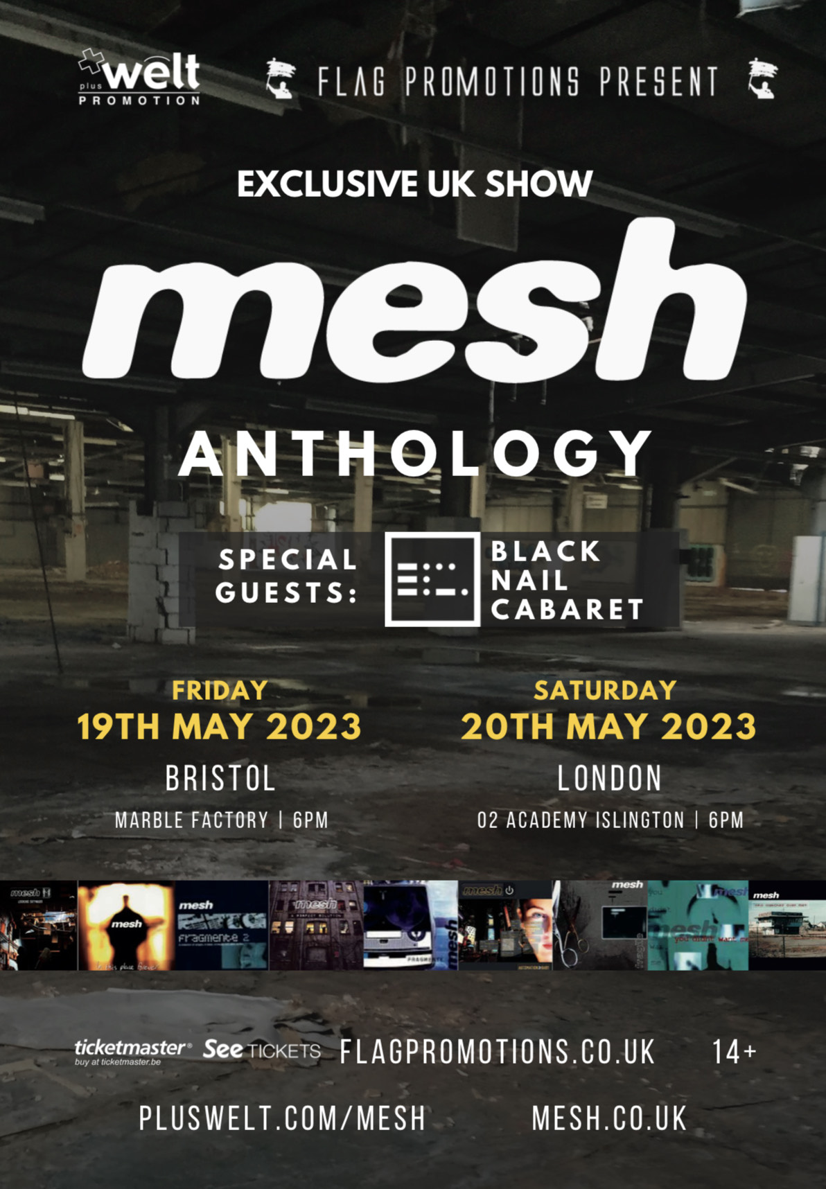 MESH – Anthology – Marble Factory – Bristol