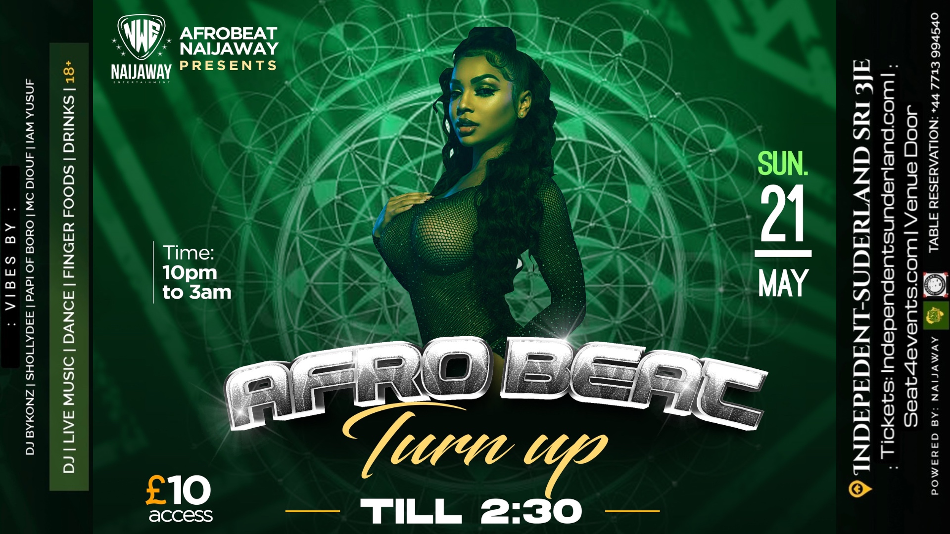 AFROBEAT ‘Turn Up Till 2:30’