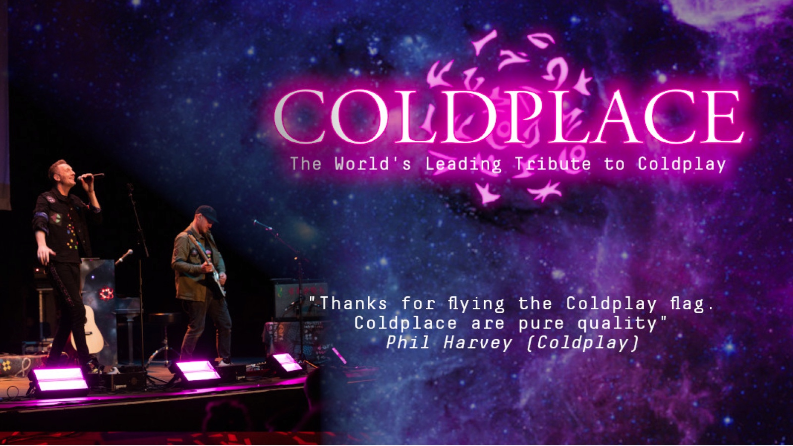 🚨 ONLY 4 TICKETS LEFT! COLDPLACE – the World’s leading live tribute to COLDPLAY