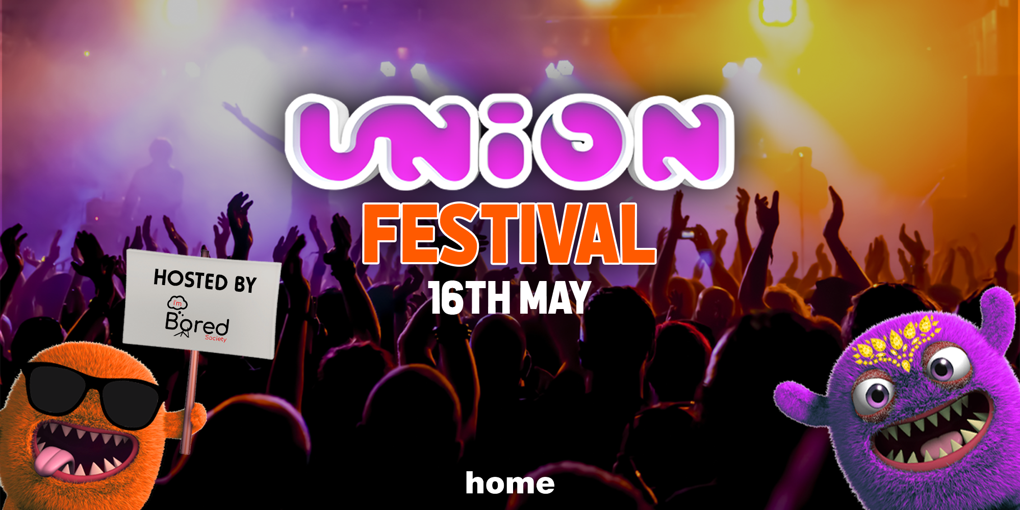 UNION TUESDAY’S AT HOME | FESTIVAL (£2 tickets)