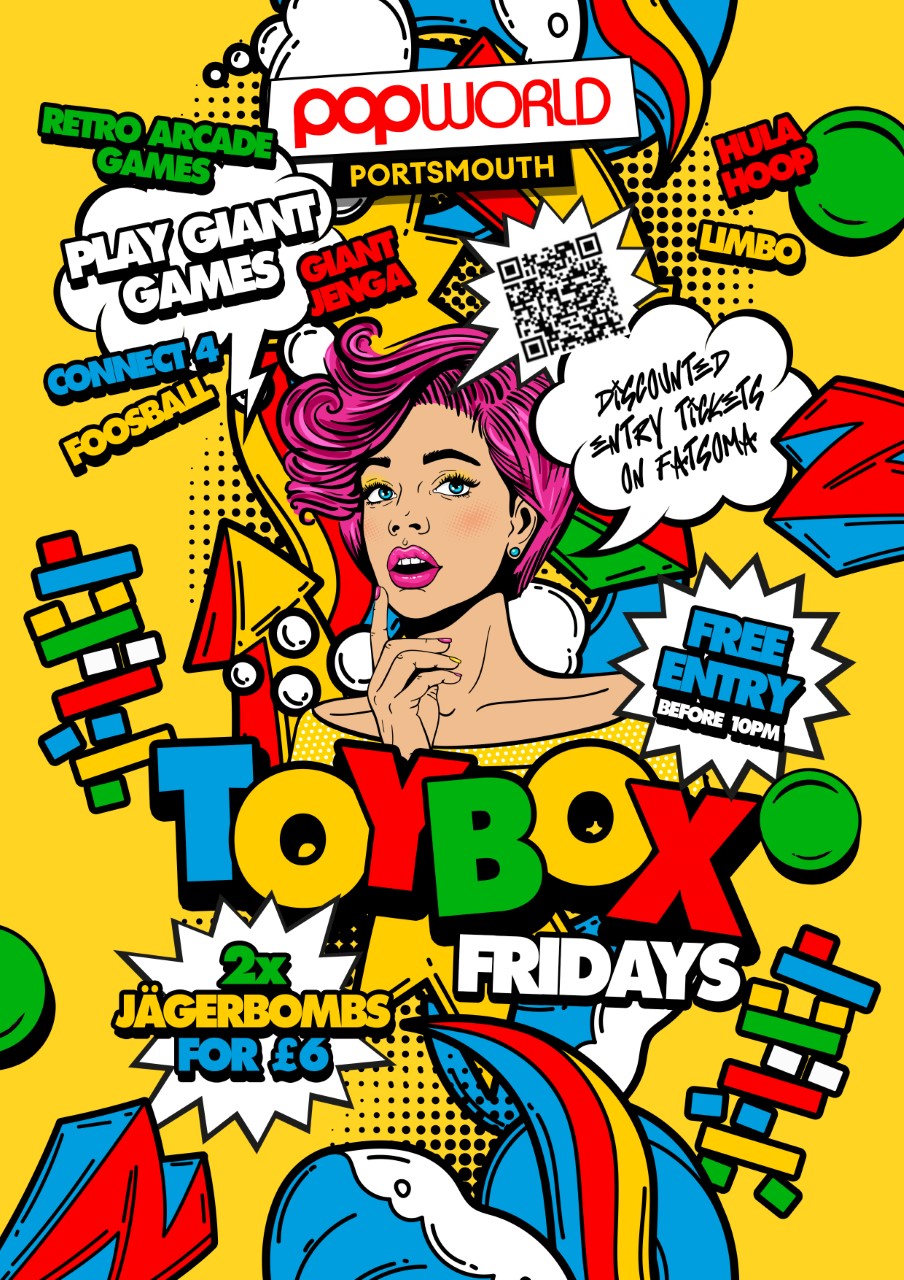 🧸TOYBOX Fridays 🚂 at Popworld Portsmouth, Portsmouth on 21st Jul Fatsoma