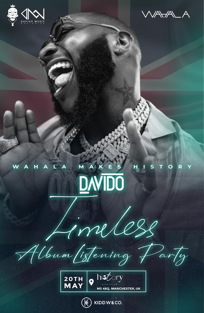 DAVIDO LIVE in Manchester - Timeless Album Listening Party ‘Wahala