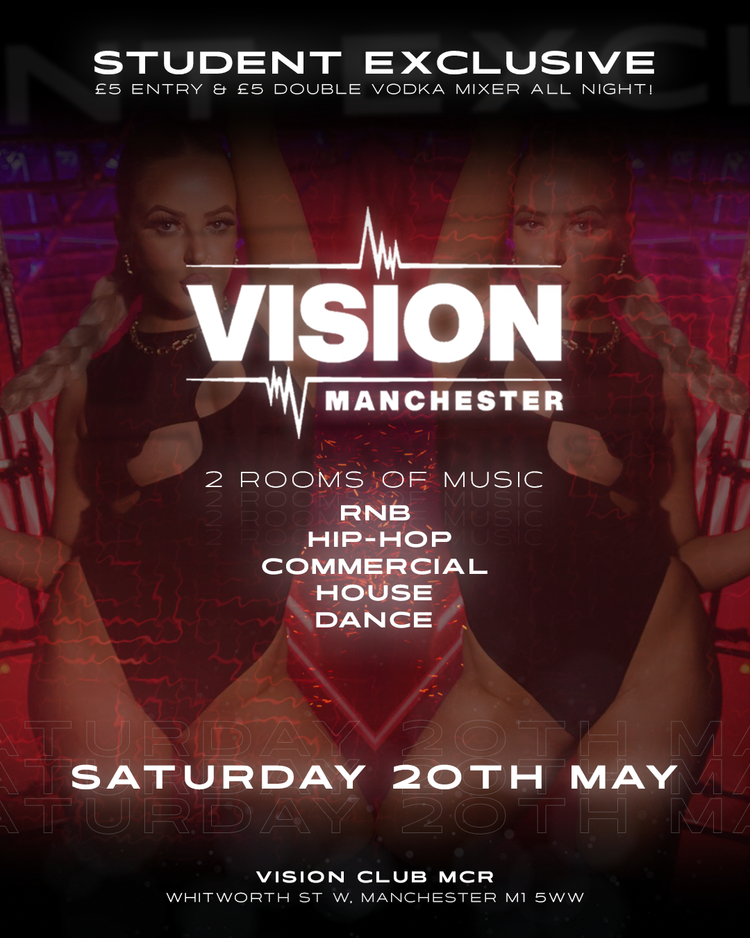 Vision  Saturdays at Vision Nightclub 20th May