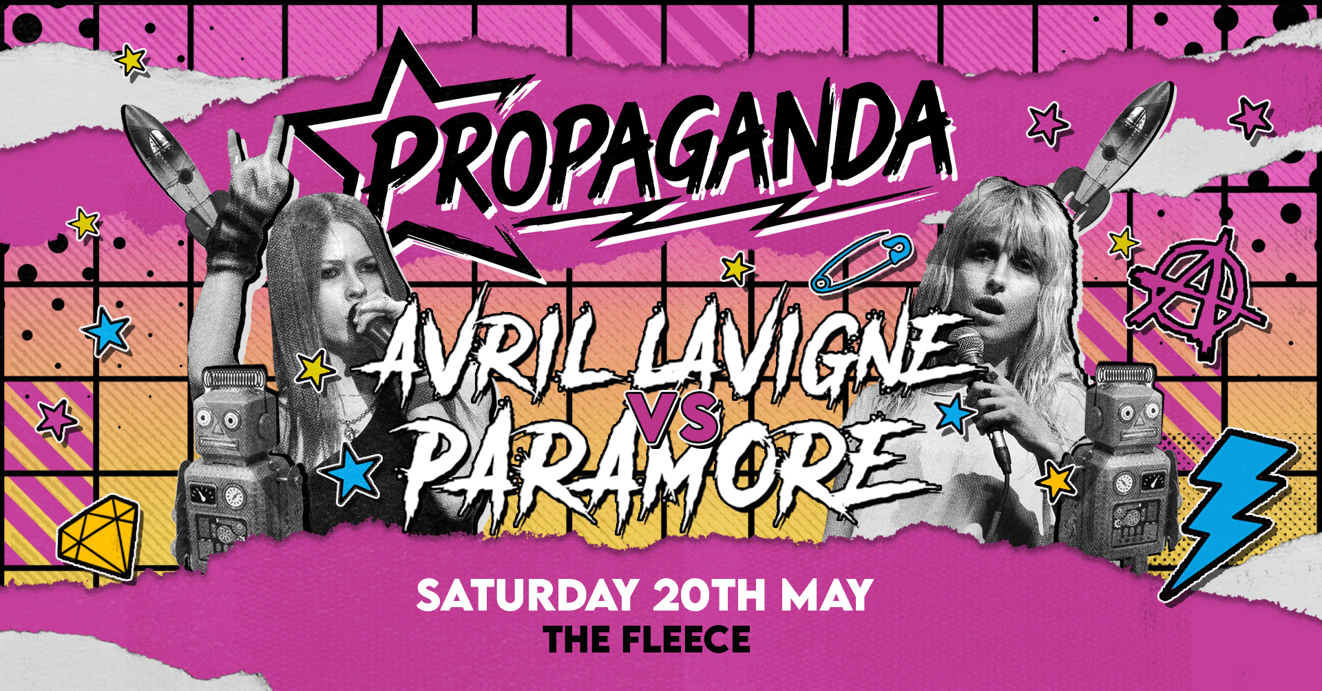 This Saturday! Propaganda Bristol – Avril Lavigne vs Paramore