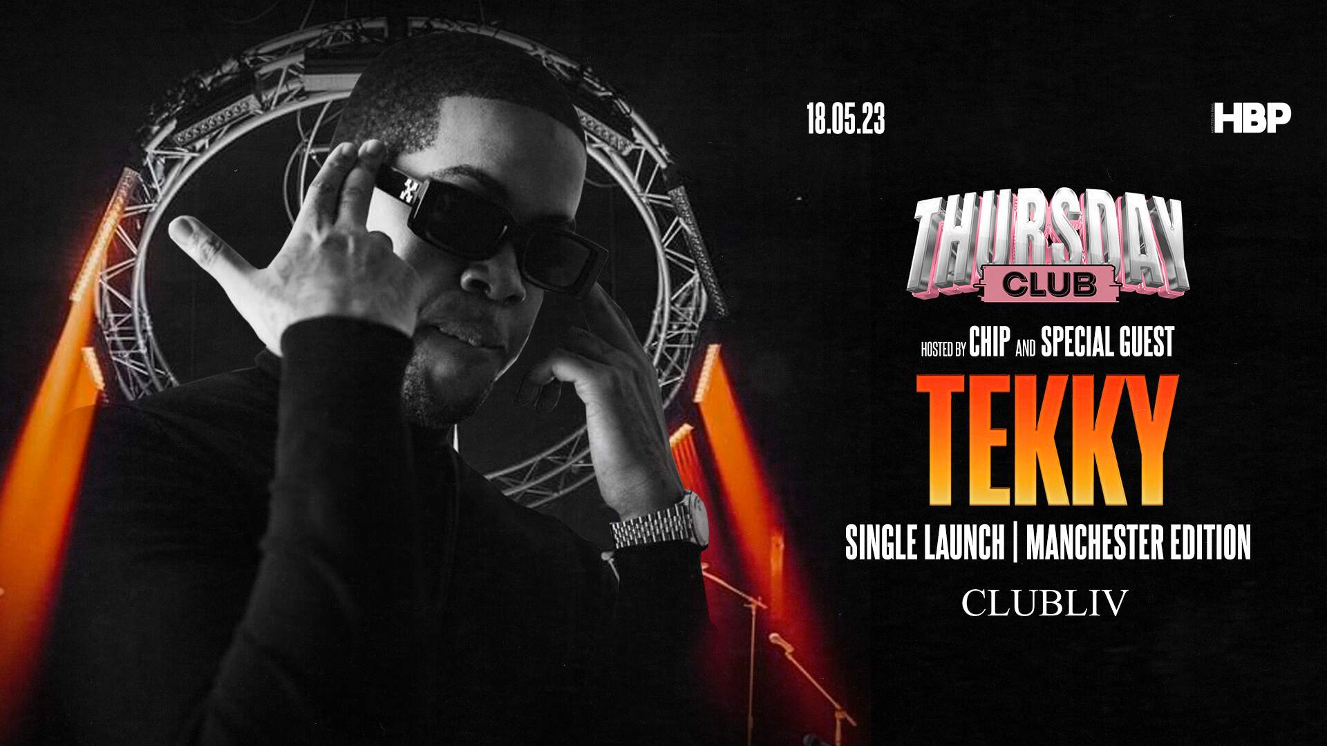 LIVE PERFORMANCE by Platinum artist ‘CHIP’ 🔥 THURSDAY CLUB @ CLUB LIV  🌸 DRINKS FROM £3 ALL NIGHT !! FREE TICKETS BELOW