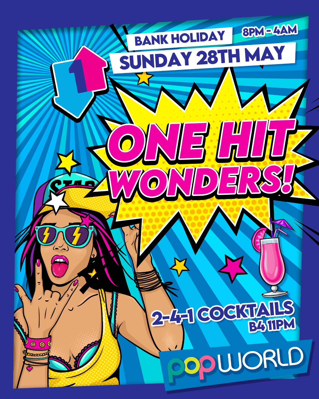Bank Holiday One Hit Wonders! at Popworld Southend, SouthendonSea
